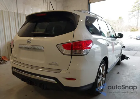 2015 Nissan Pathfinder Platinum from USA, damaged, VIN 5N1AR2MM4FC712694